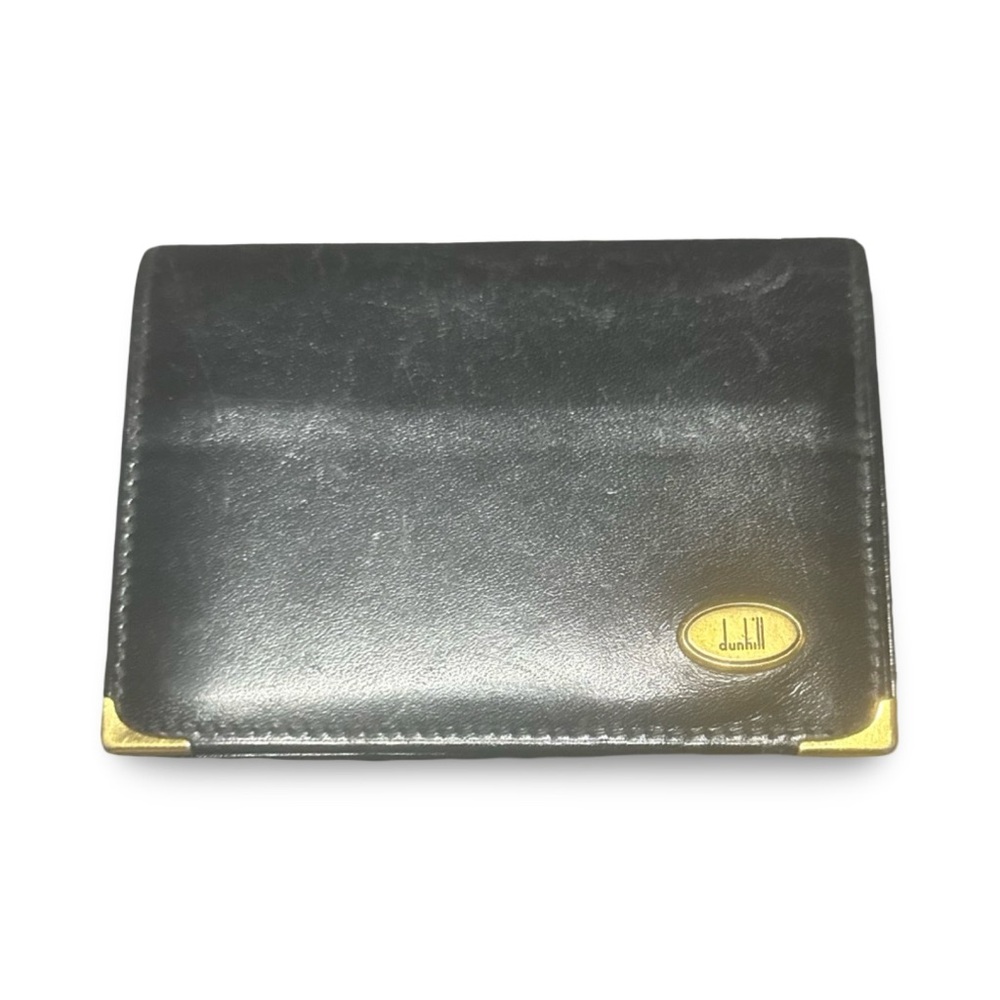 Dunhill Black leather card holder Minimaliist Men's/Women
